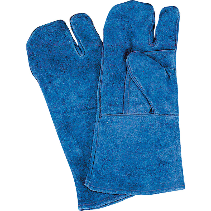 Outside Double Palm & Thumb Welding One-Finger Mitts