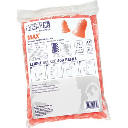 Howard Leight™ Max® Single-Use Earplugs