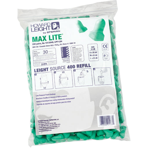 Howard Leight™ Maximum Lite Single-Use Earplugs