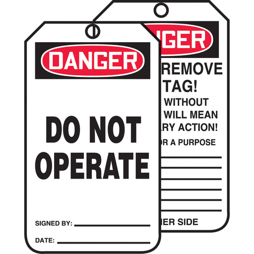 Tags By-The-Roll Safety Tags