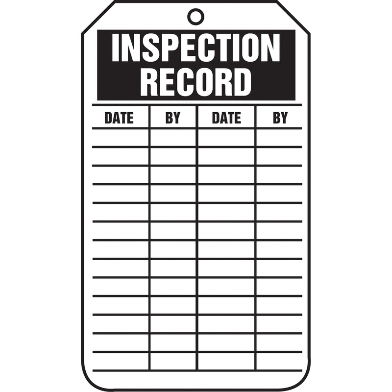 Inspection Tags