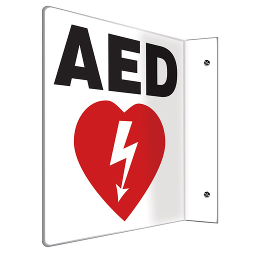 "AED" Glow-In-The-Dark Projection™ Sign