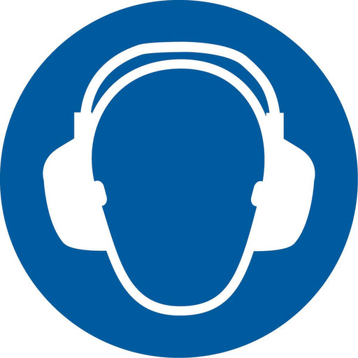 Wear Ear Protection ISO Mandatory Safety Labels