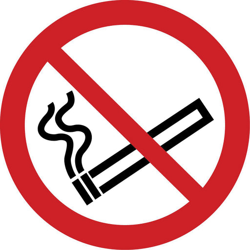 No Smoking ISO Prohibition Safety Labels