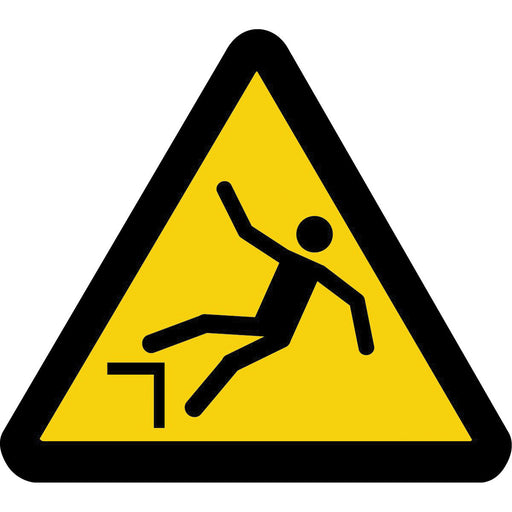 Drop/Fall Hazard ISO Warning Safety Labels