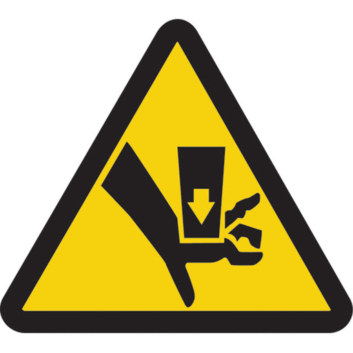 Crush Hazard ISO Warning Safety Labels