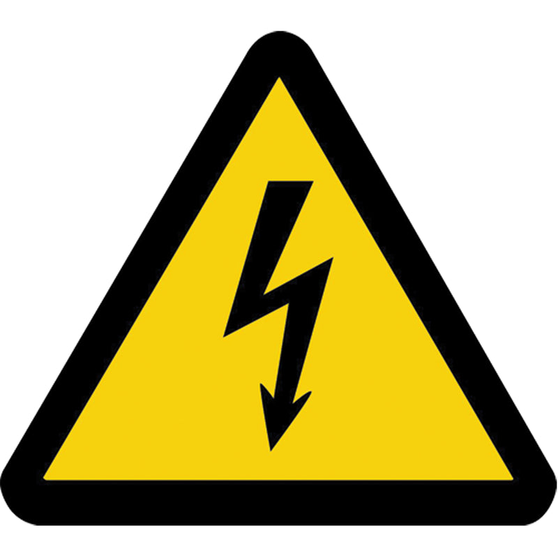 Electricity ISO Warning Safety Labels