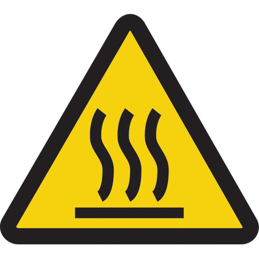 Hot Surface ISO Warning Safety Labels