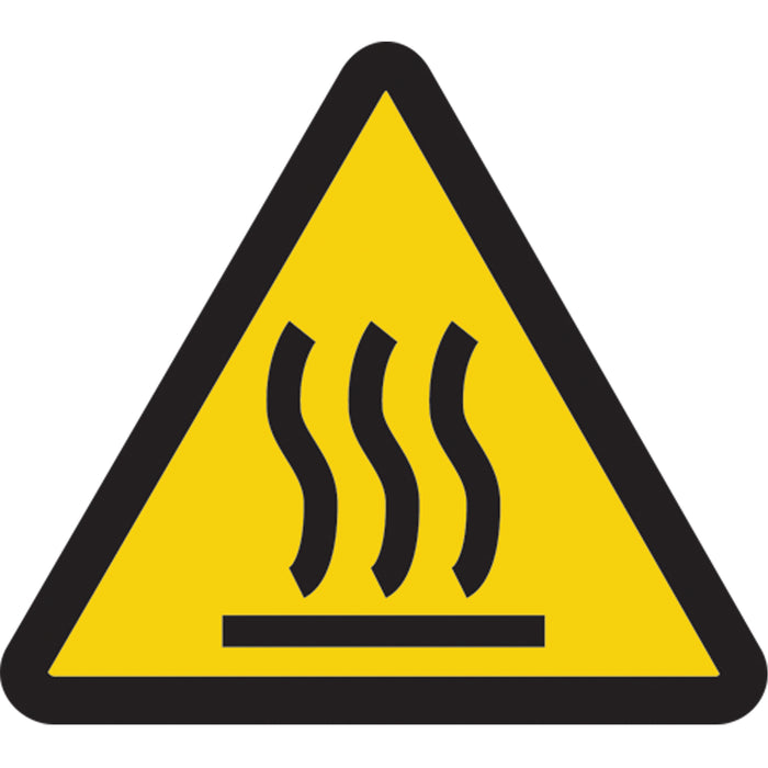 Hot Surface ISO Warning Safety Labels