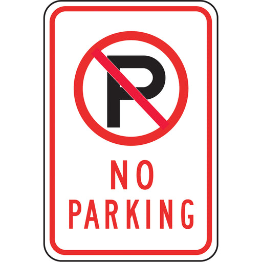 "No Parking" Sign