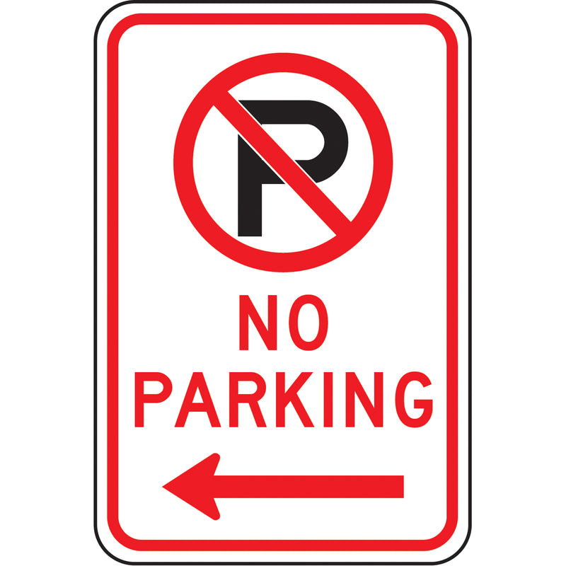 "No Parking" Sign