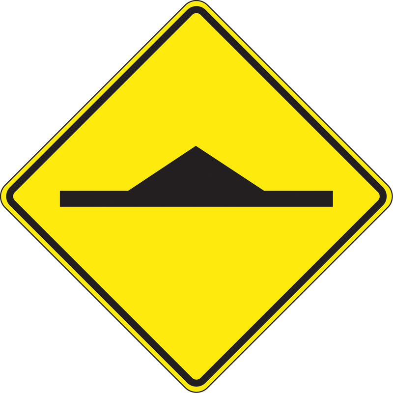 Speed Bump Traffic Sign