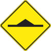 Speed Bump Traffic Sign