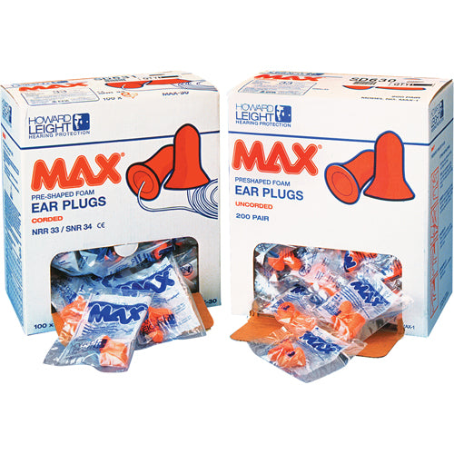 Howard Leight™ Max® Foam Earplugs