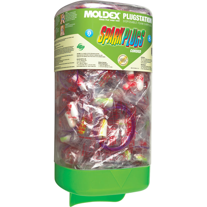 PlugStation® with Corded SparkPlugs® Earplugs