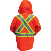 Hi-Vis FR/PU Safety Rain Jackets