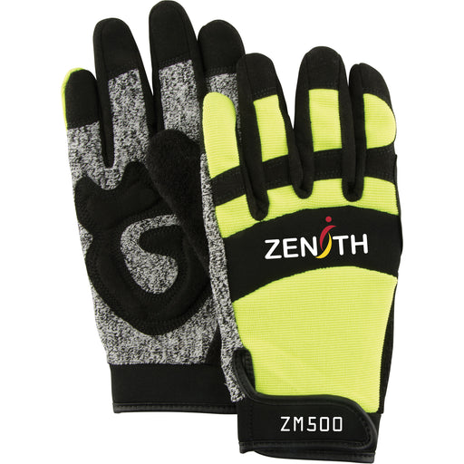 ZM500 High-Visibility Cut-Resistant Mechanic's Gloves