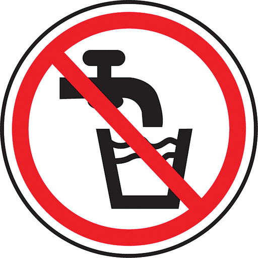 Non-Potable Water CSA Safety Sign