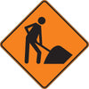 Men at Work Traffic Sign