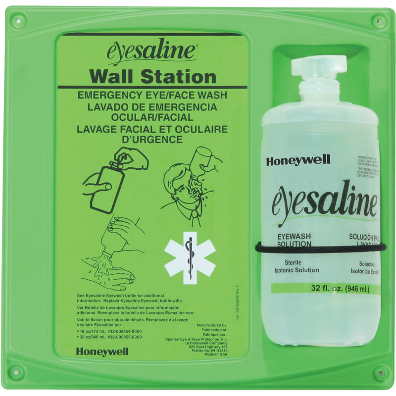 Saline Eyewash Wall Station