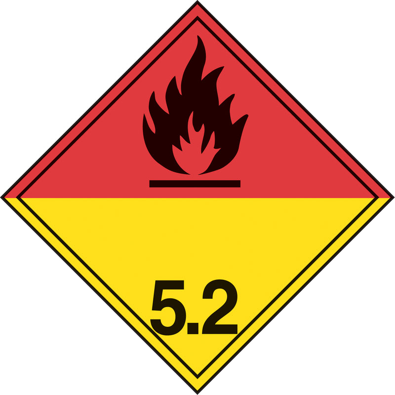 Organic Peroxide TDG Placard