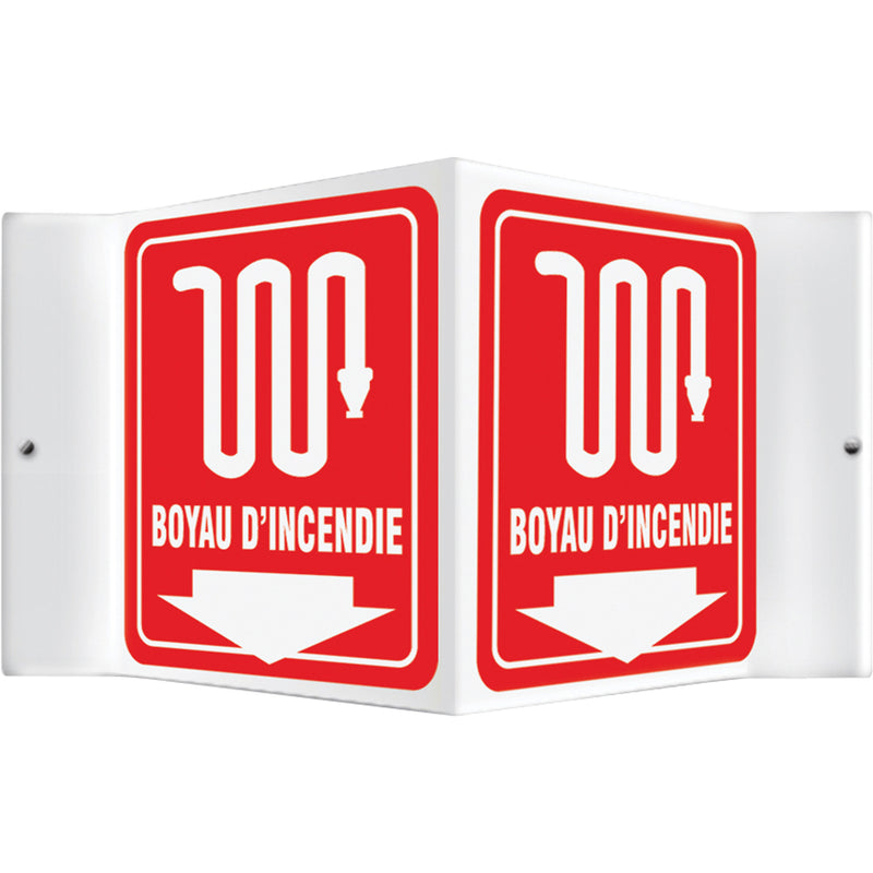 "Boyau d'incendie" Projection™ Sign