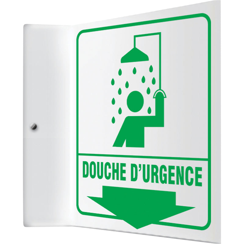 "Douche d'urgence" Projection™ Sign