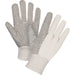 Cotton Canvas Dotted Palm Gloves
