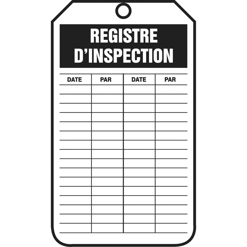 Inspection Tags