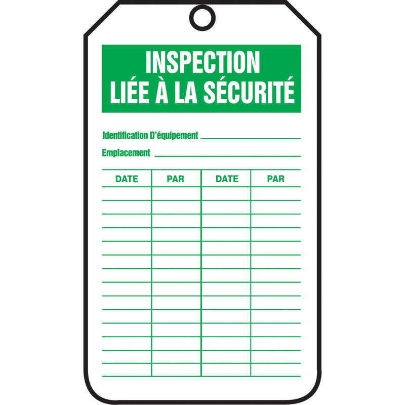 Inspection Tags