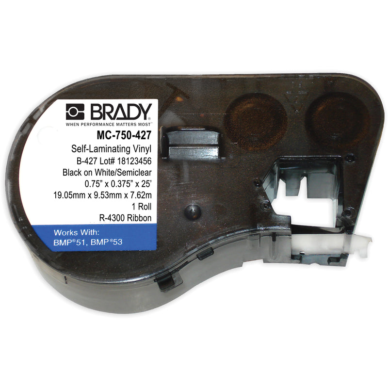B-427 Vinyl Self-Laminating Wire & Cable Markers