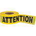 "Attention" Barricade Tape