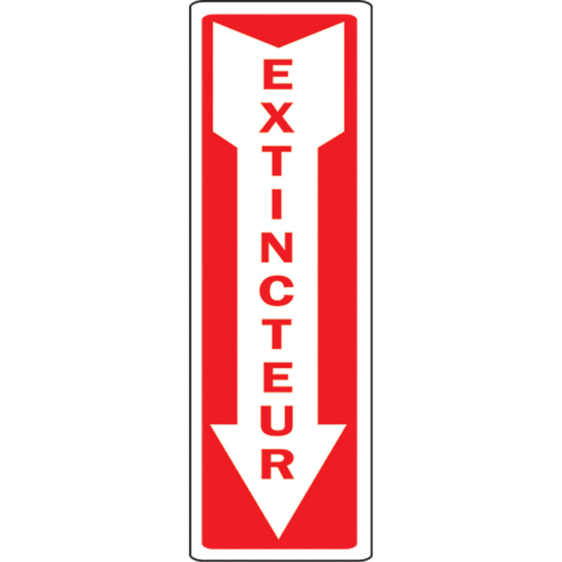 "Extincteur" Sign