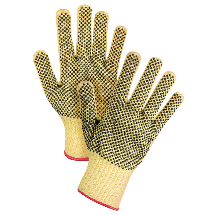 Double-Sided Dotted Seamless String Knit Gloves