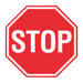 "Stop" Floor Sign