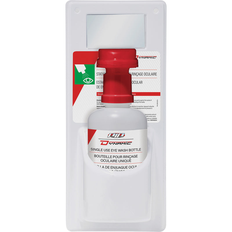 Single-Use Eyewash Station with Isotonic Solution