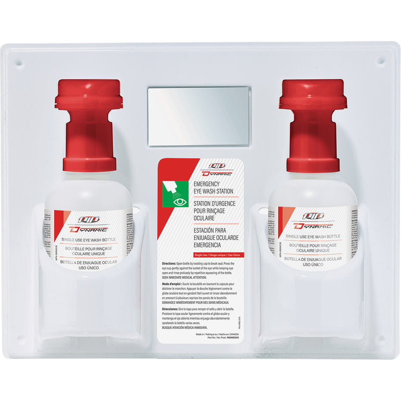 Single-Use Eyewash Station with Isotonic Solution