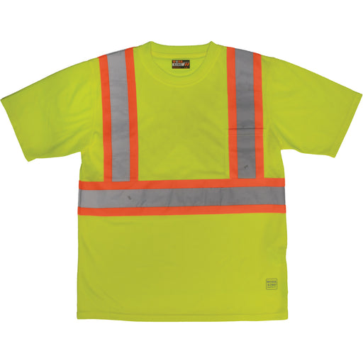 Short-Sleeved Safety T-Shirt with Pocket