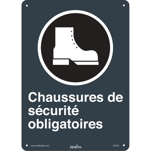 "Chaussures de sécurité" CSA Safety Sign