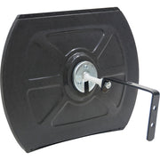 Roundtangular Convex Mirror with Bracket