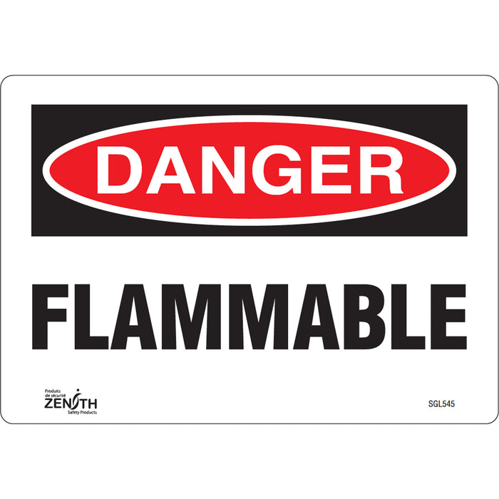 "Flammable" Sign