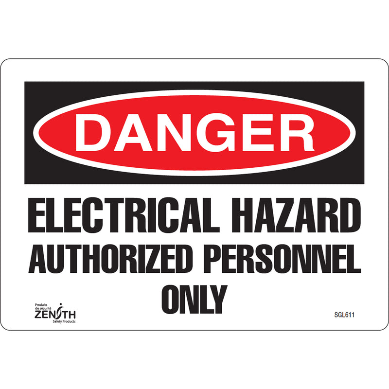 "Authorized Personnel Only" Sign