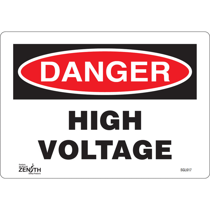 "High Voltage" Sign