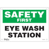"Eye Wash Station" Sign