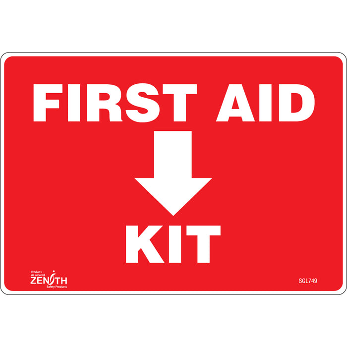 "First Aid Kit" Sign