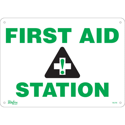 "First Aid Station" Sign