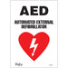 "AED Automated External Defibrillator" Sign