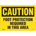 "Foot Protection Required" Sign
