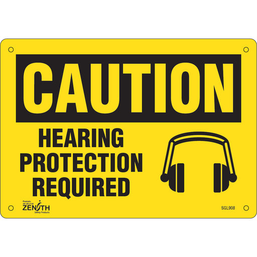 "Hearing Protection Required" Sign
