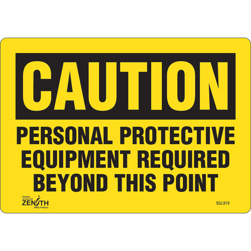 "Personal Protective Equipment Required" Sign